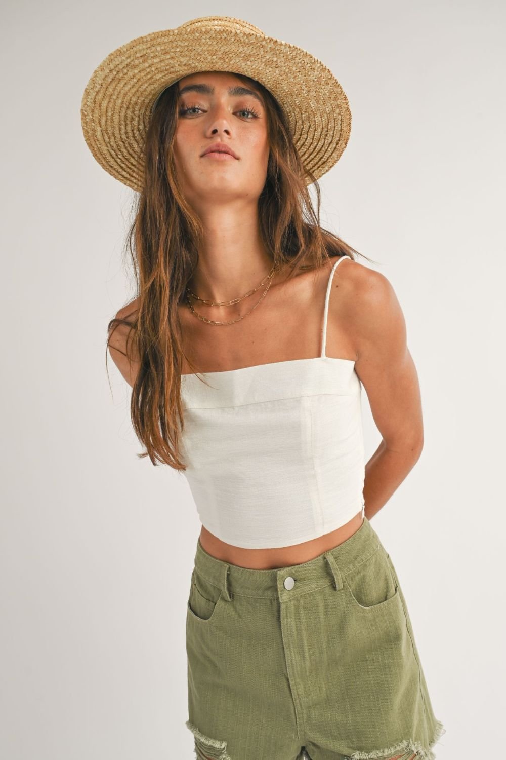 Women&#39;s Bali Beach Cotton Crop Top | Sets | White - Women&#39;s Shirts &amp; Tops - Blooming Daily