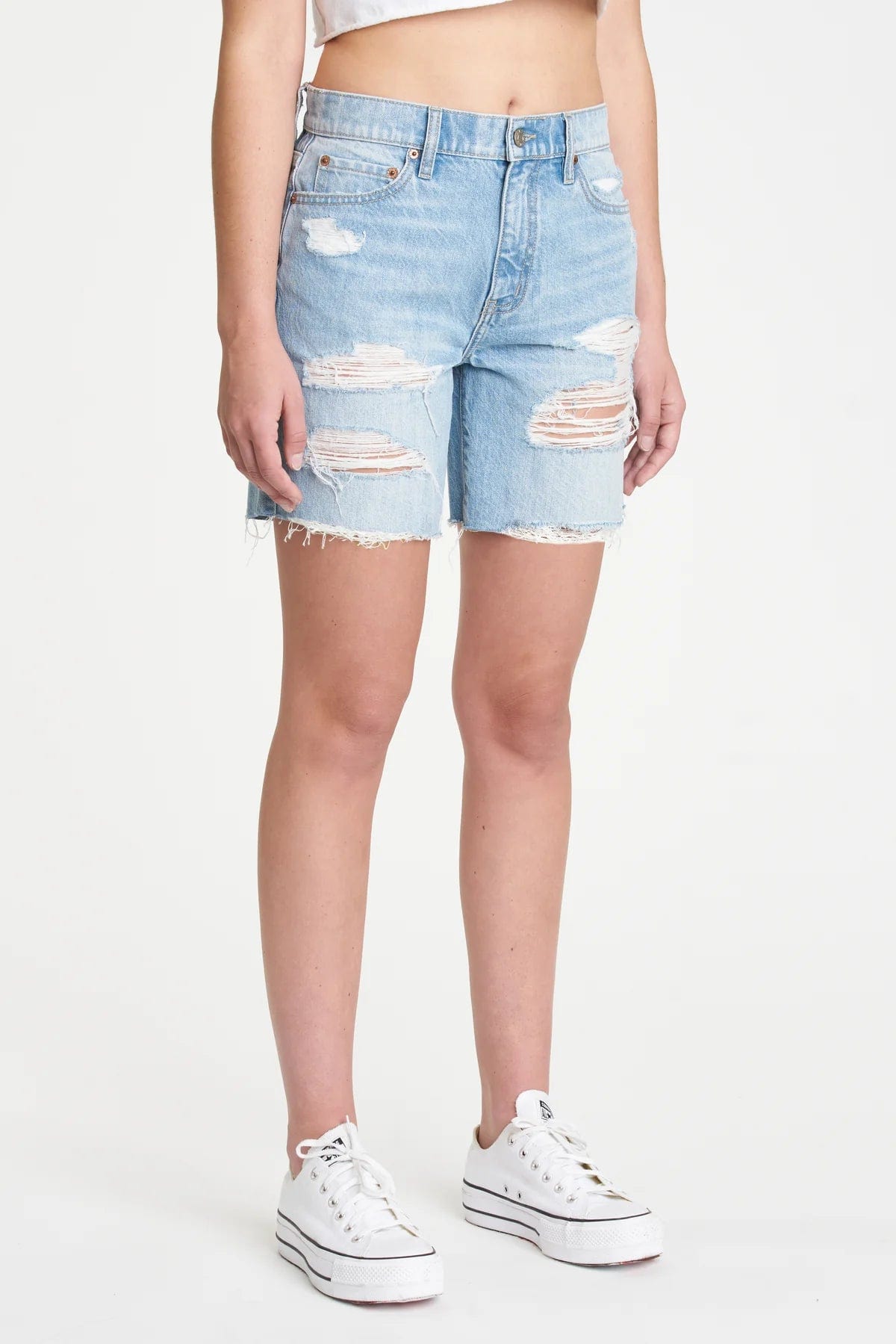 DAZE 1999 Slouch 90&#39;s Fit Denim Shorts in Intuition - Shorts - Blooming Daily