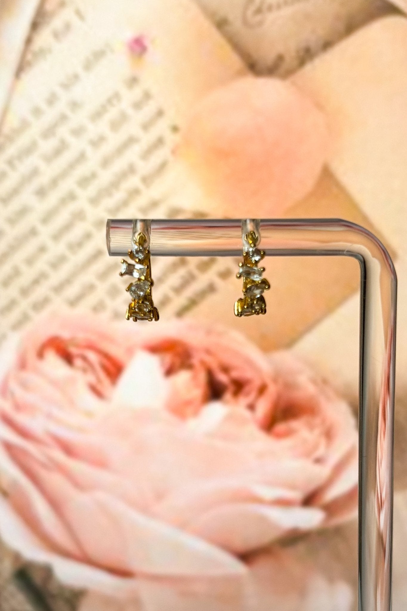 Huggie Mini Hoop Crystal Earrings | Women's Accessories | Jewelry - Women's Jewelry - Blooming Daily