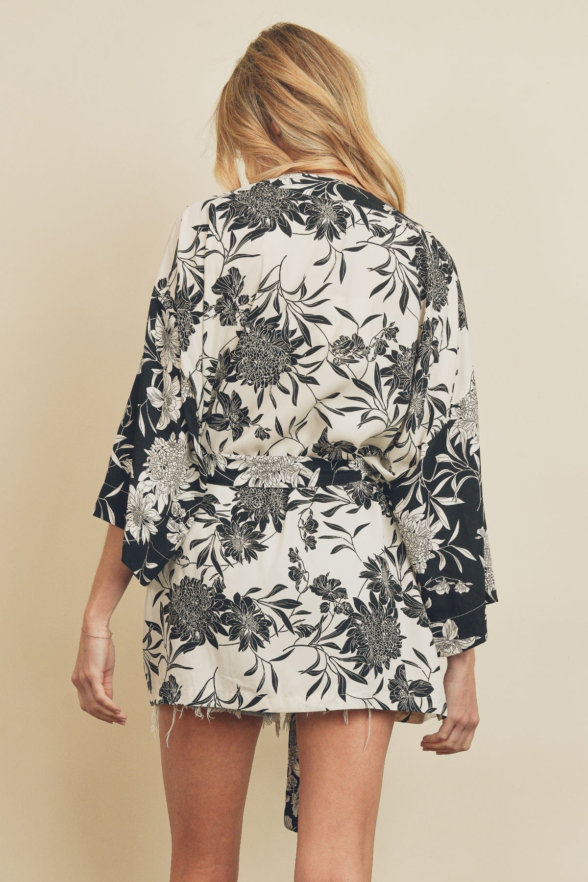 Midnight Blooms Kimono - Shirts &amp; Tops - Blooming Daily