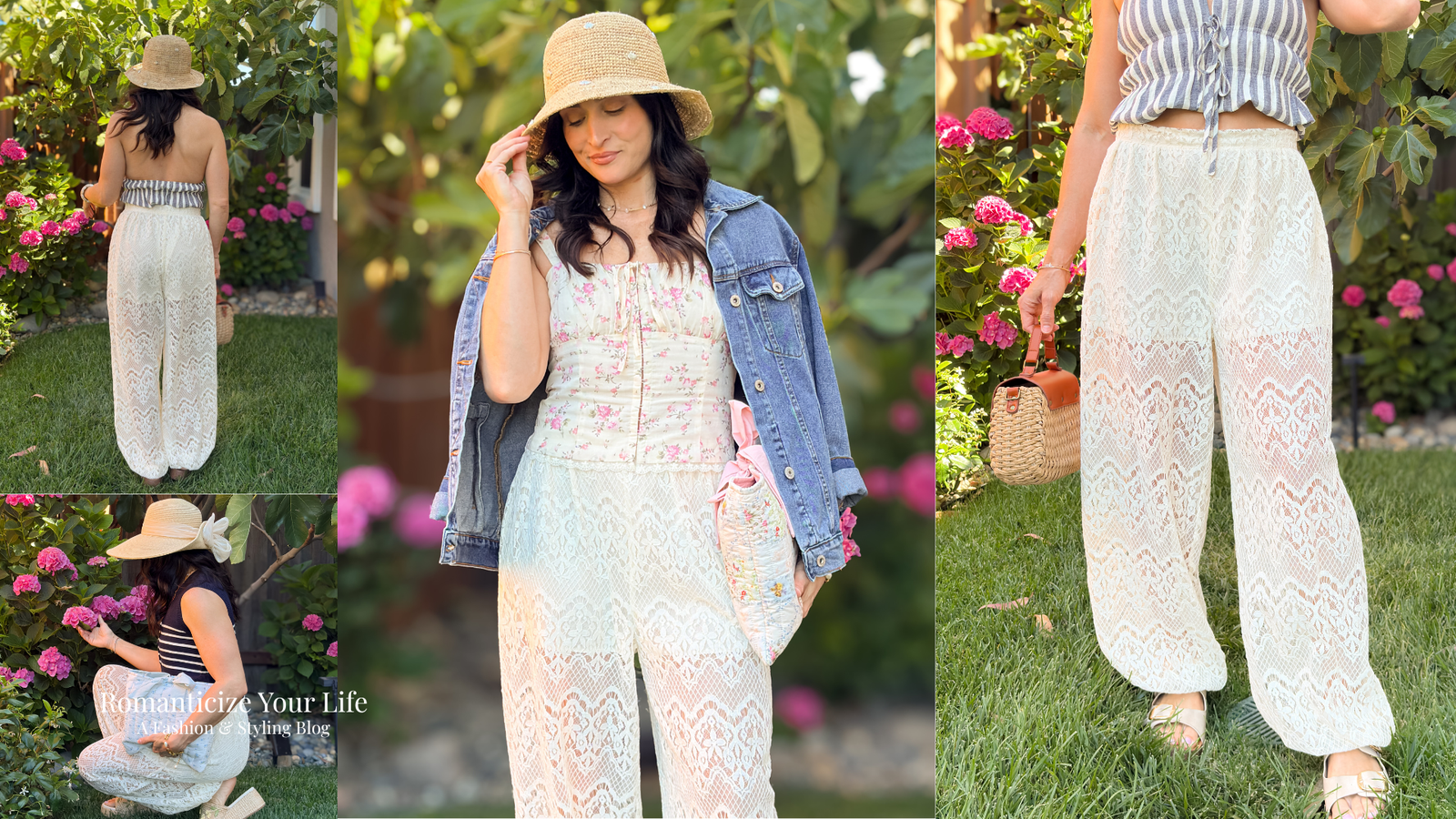 Lace Balloon Pants Outfit Ideas: The Feminine Alternative to Summer Shorts - Blooming Daily