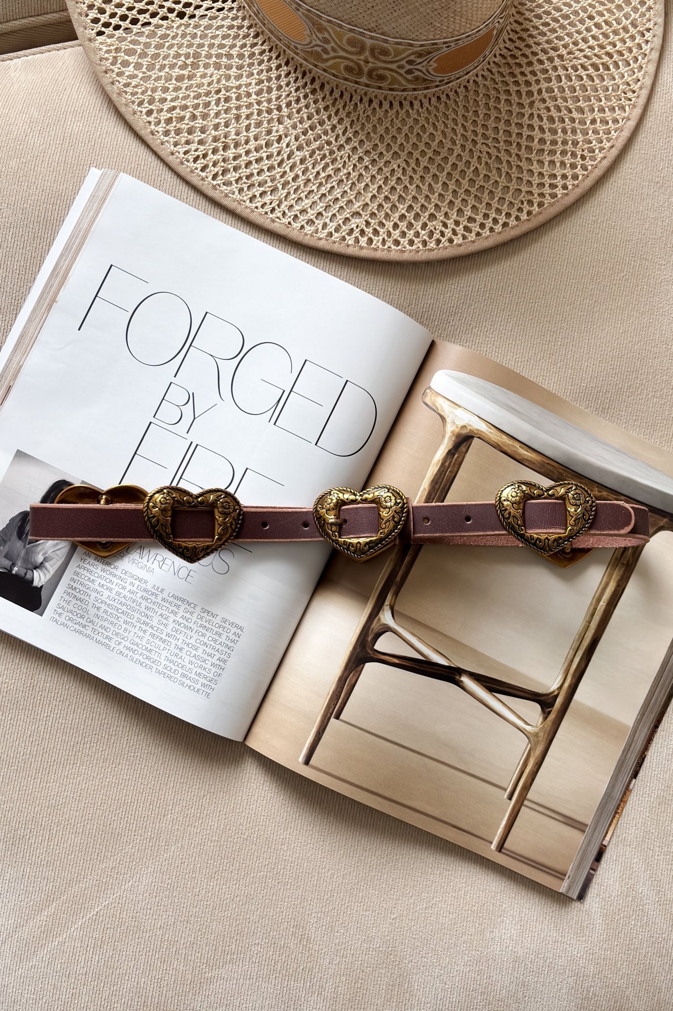 Buy Leather Belt Online - Western Leather Concho Heart Belt - Women's Belt - Blooming Daily