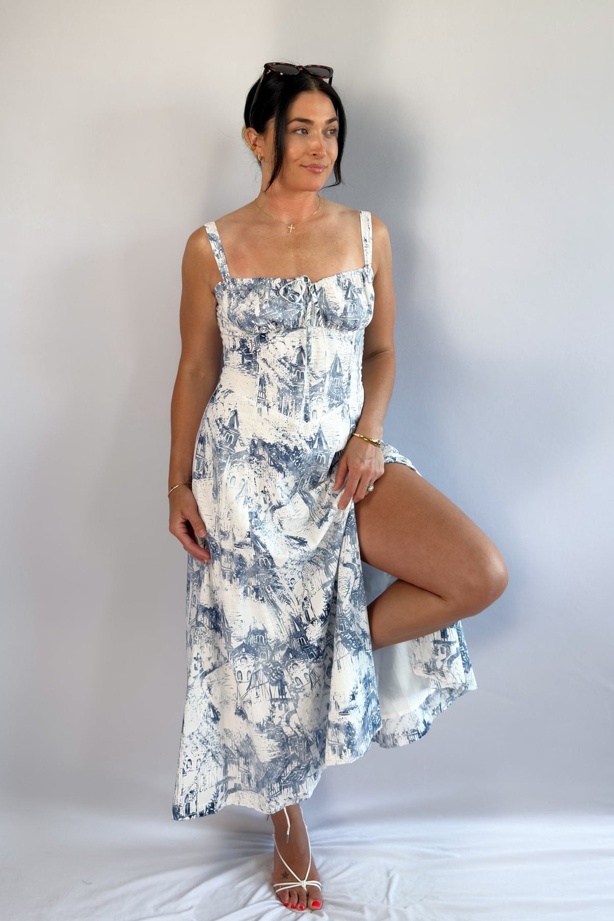Cottage Chic Clothing | Summer in Italy Corset Dress - Women&#39;s Dresses - Blooming Daily
