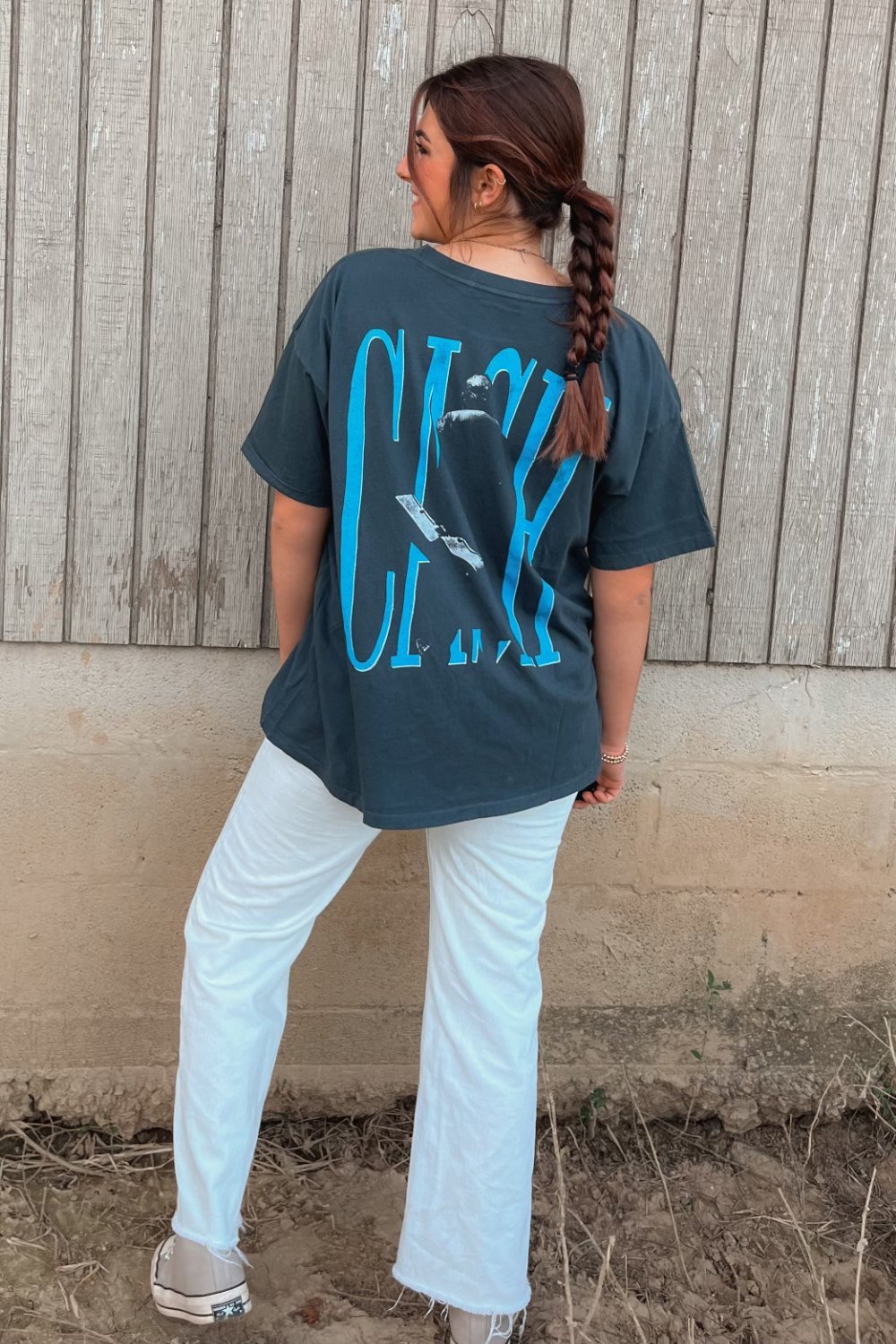 Daydreamer LA Graphic Tees | Johnny Cash | Merch T-Shirt | Vintage Black - Women's Shirts & Tops - Blooming Daily