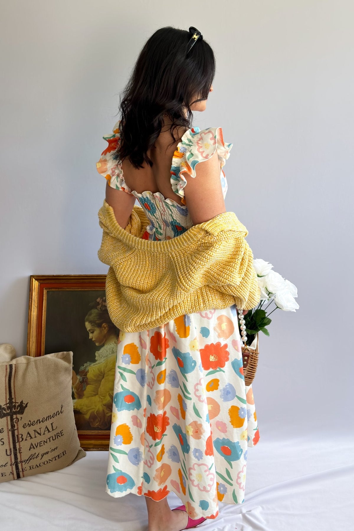 Floral Print Cutout Maxi Dress | Sofie The Label - Women&#39;s Dresses - Blooming Daily