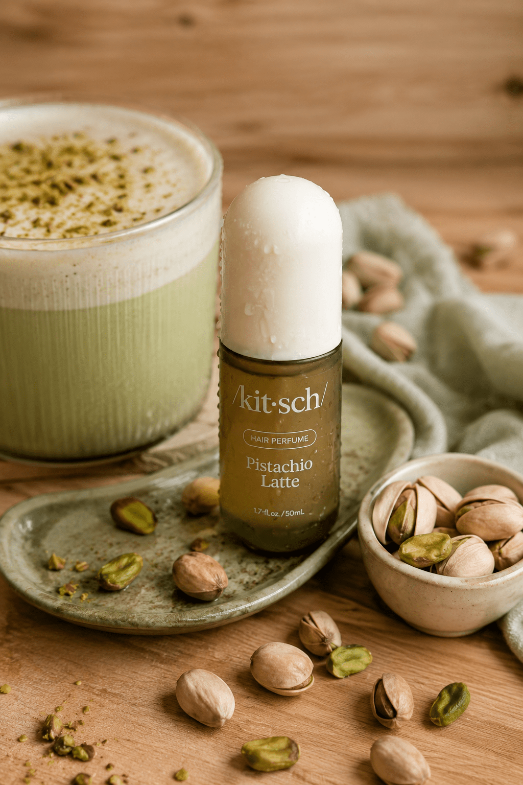 Kitsch Pistachio Latte Hair Perfume – Warm Sweet Scent - Women's Hair Accessories - Blooming Daily