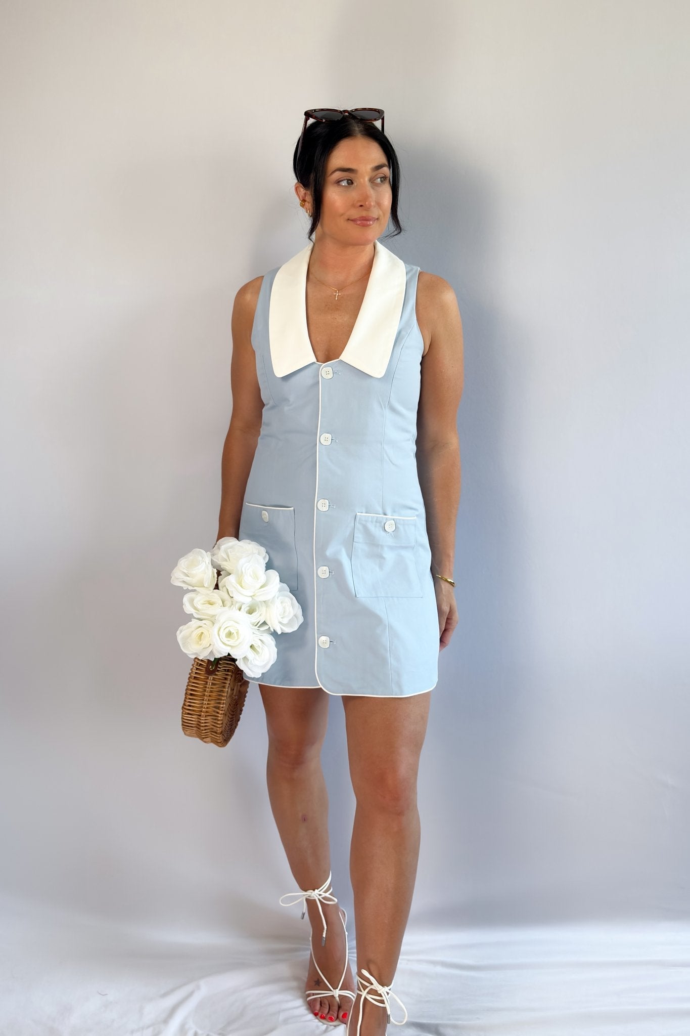 Sofie The Label Dresses Isla Blue Mini