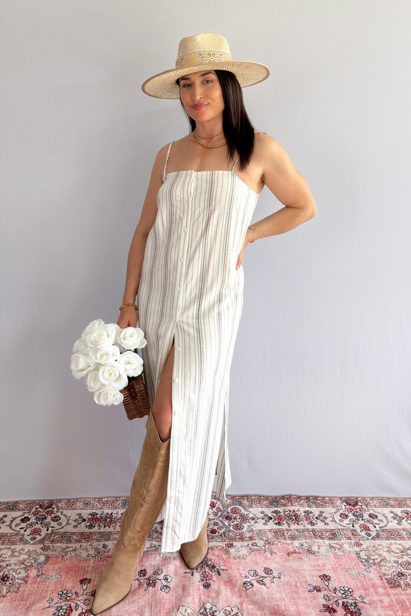 Sage The Label Cotton Maxi Dress