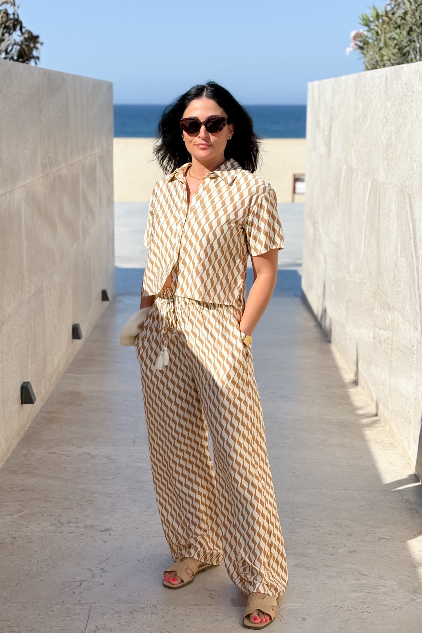 Sage The Label Clothing Prickly Pear Resort Wear Pants Set - Women's Outfit Sets - Blooming Daily