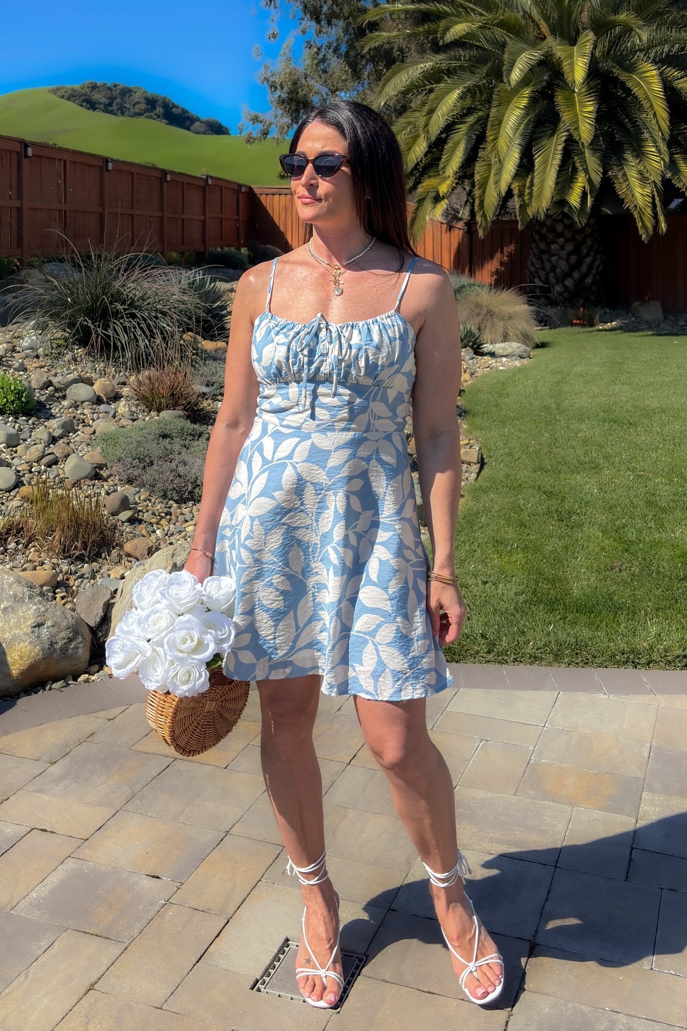 Sage The Label Dress Light Blue Mini Dress - FINAL SALE M Sage The Label Dress Light Blue Mini Dress - FINAL SALE M