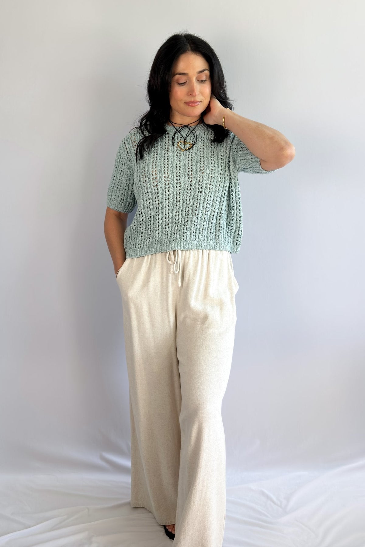 Sage The Label | Peruse Tiffany Blue Top - Women&#39;s Shirts &amp; Tops - Blooming Daily