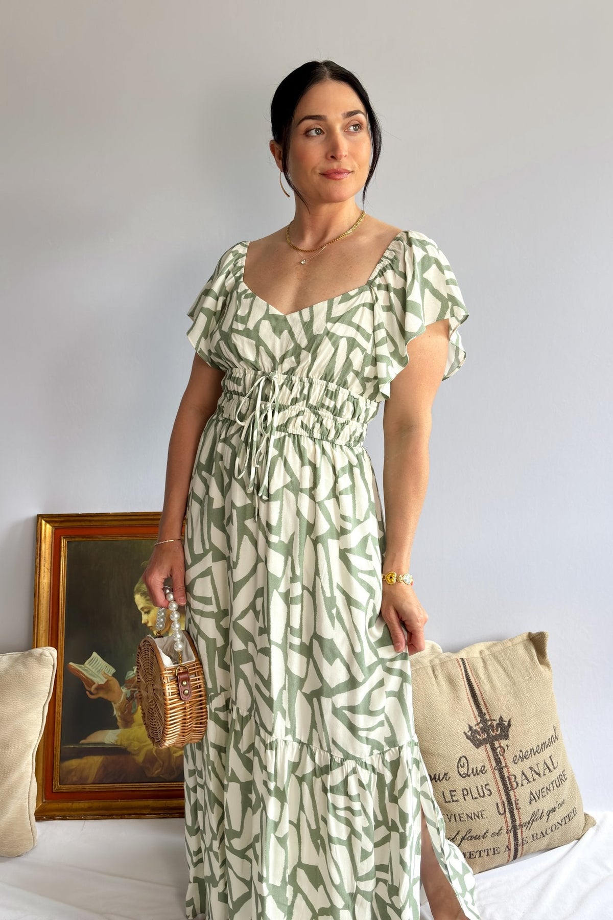 Sage The Label | Sundress Long Length | Chic French Style Outfits - Women&#39;s Dresses - Blooming Daily