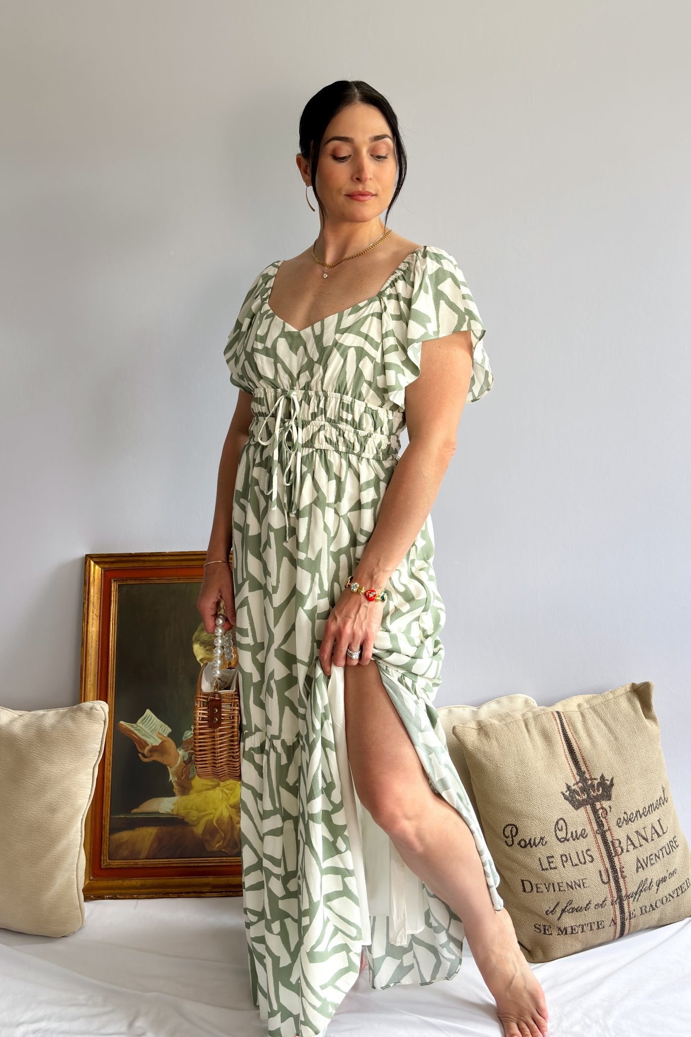 Sage The Label Green Maxi Dress