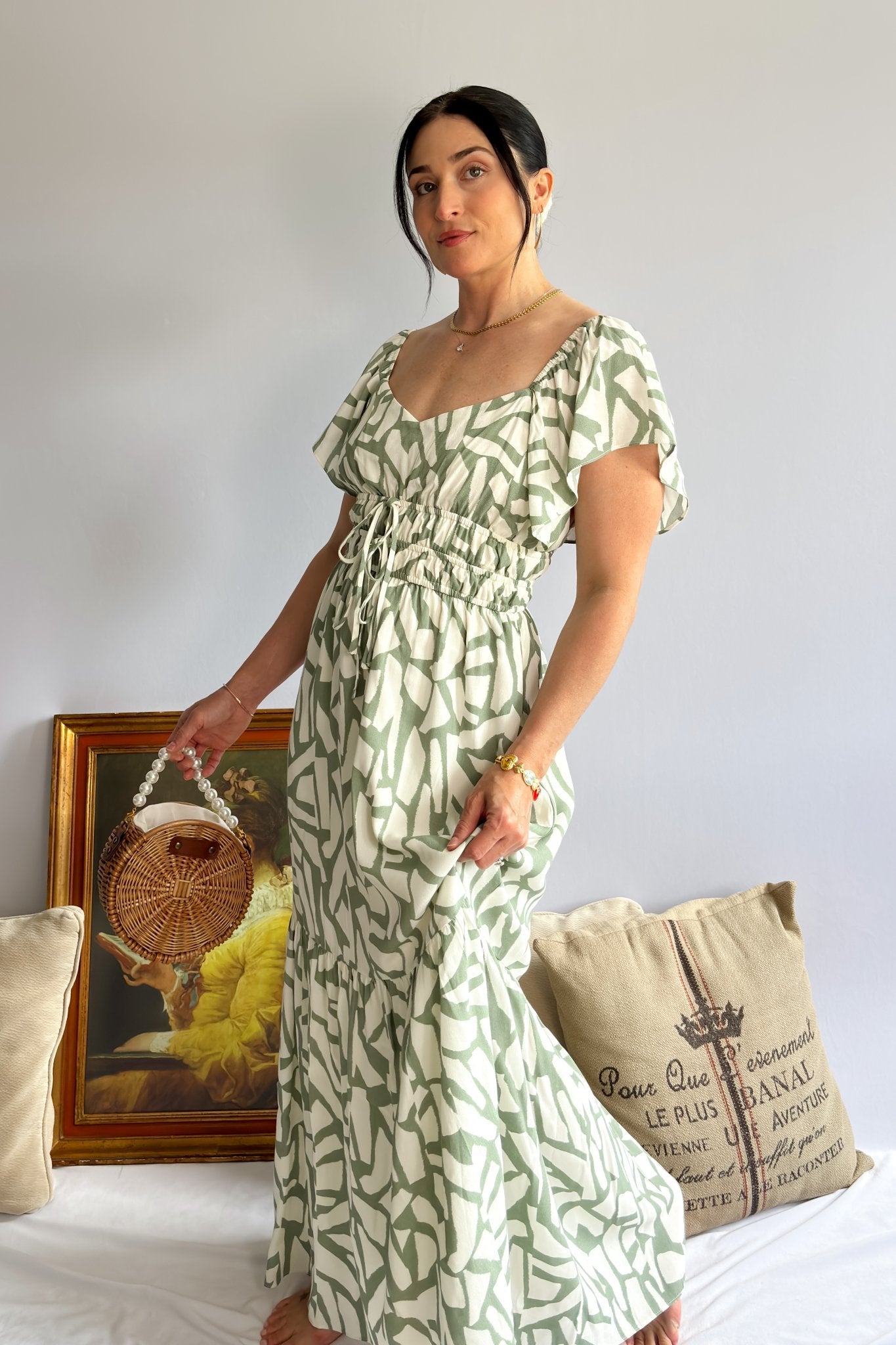 Sage The Label Green Maxi Dress - FINAL SALE M Sage The Label Green Maxi Dress - FINAL SALE M
