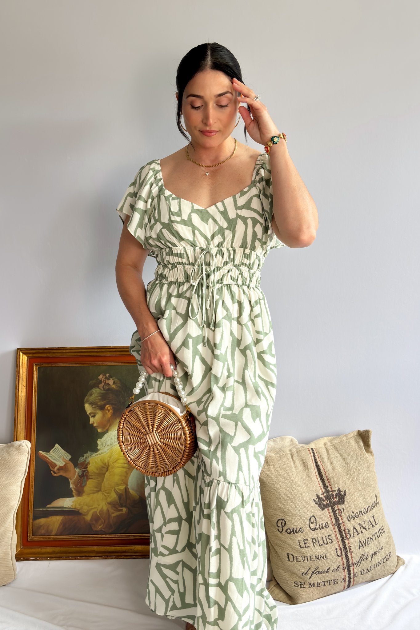 Sage The Label Green Maxi Dress - FINAL SALE M Sage The Label Green Maxi Dress - FINAL SALE M