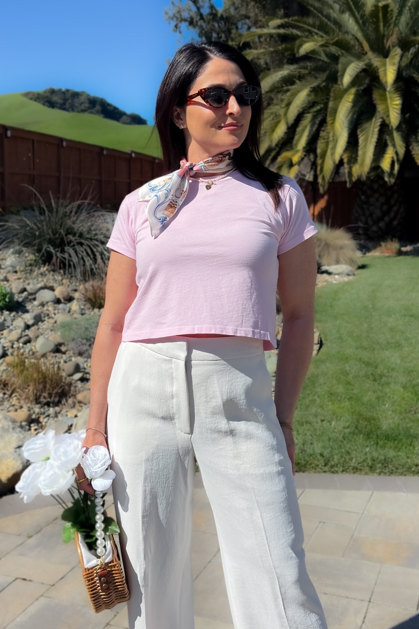 Shop Daydreamer LA Tees Camp Primrose Pink - Women's Shirts & Tops - Blooming Daily