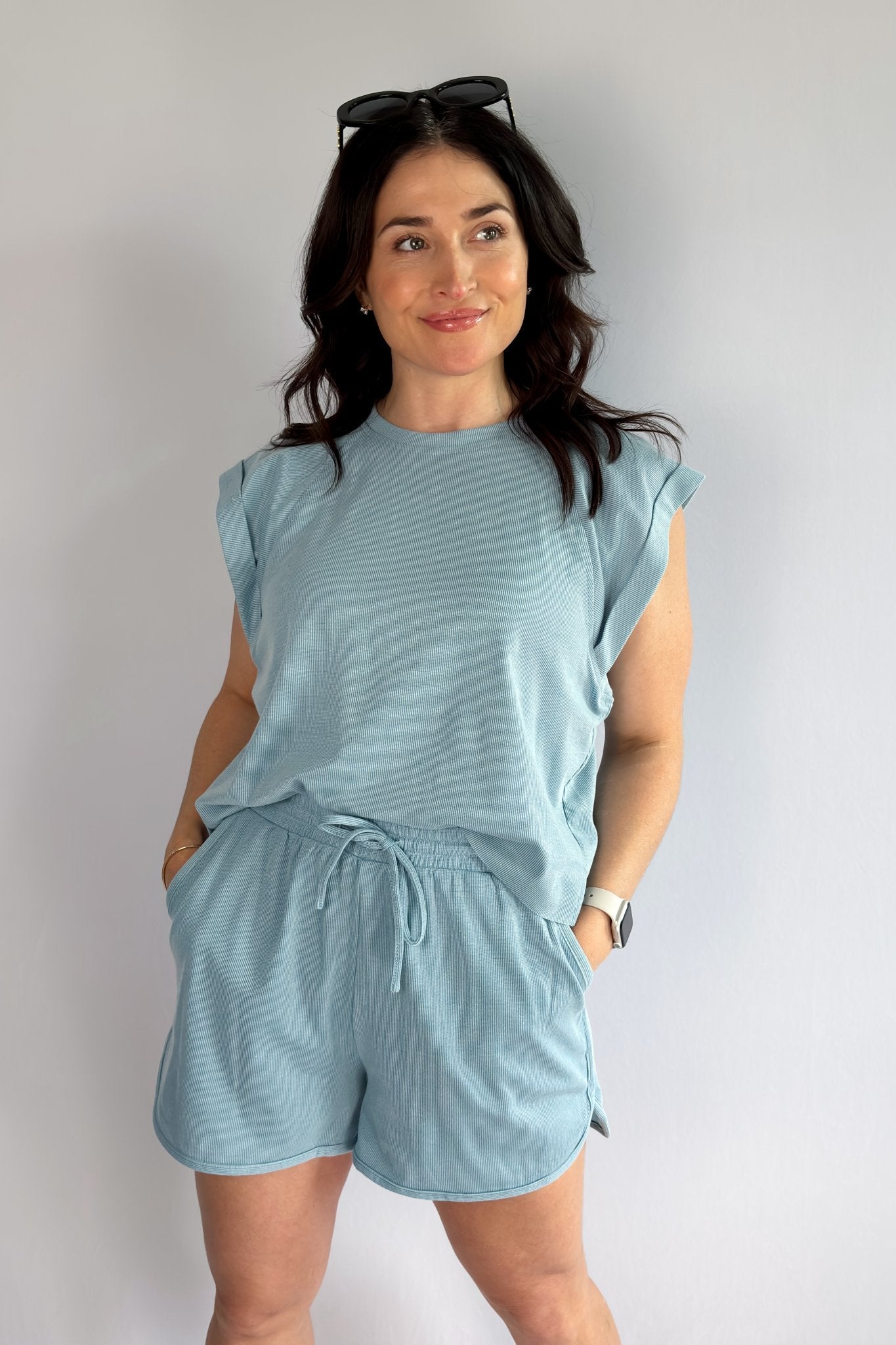 Shop Sadie and Sage Blue Outfit Set - Blooming Daily Shop Sadie and Sage Blue Outfit Set - Blooming Daily