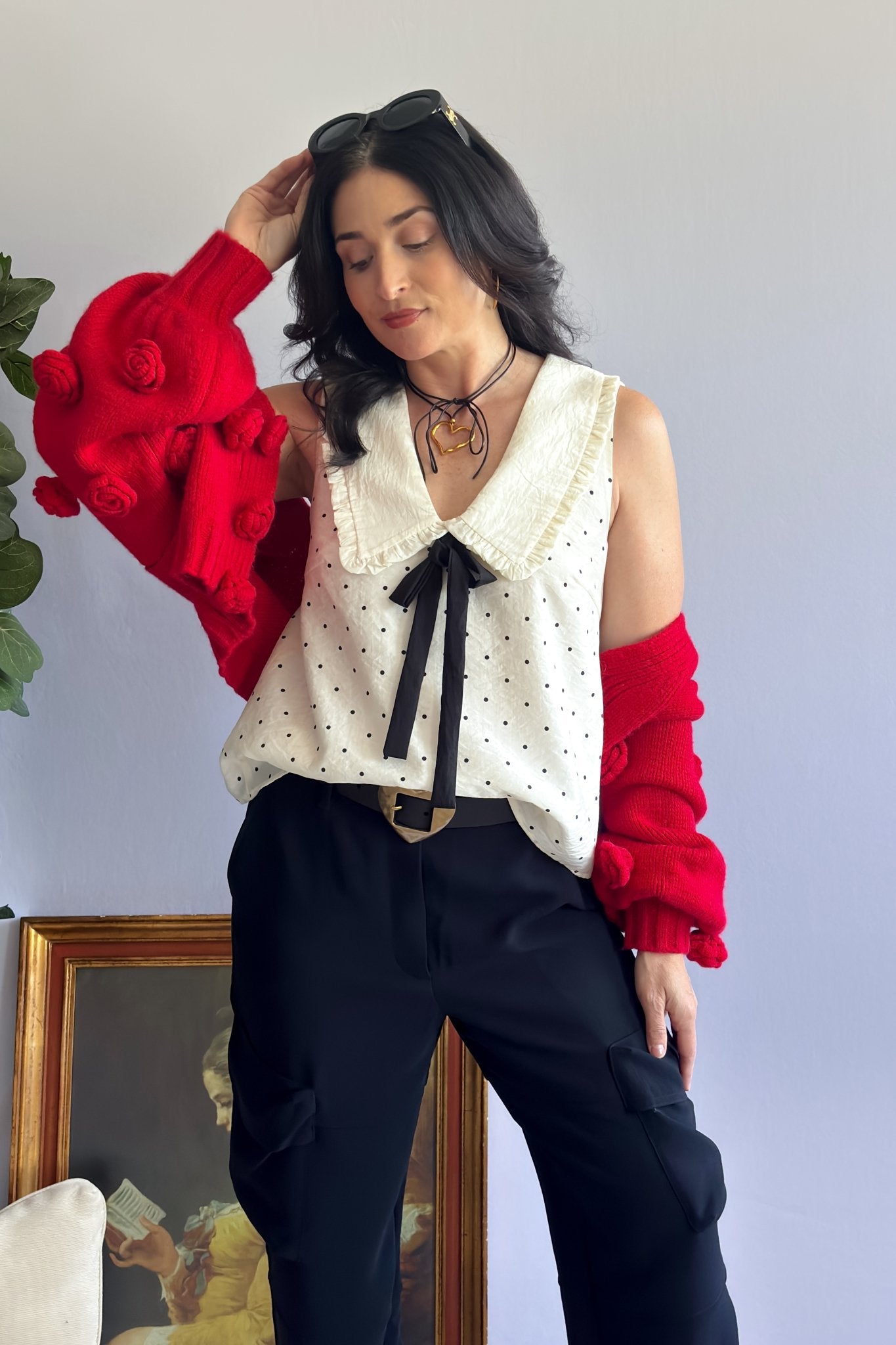 Vintage Peter Pan Collar Blouse | Sofie the Label - Women's Shirts & Tops - Blooming Daily