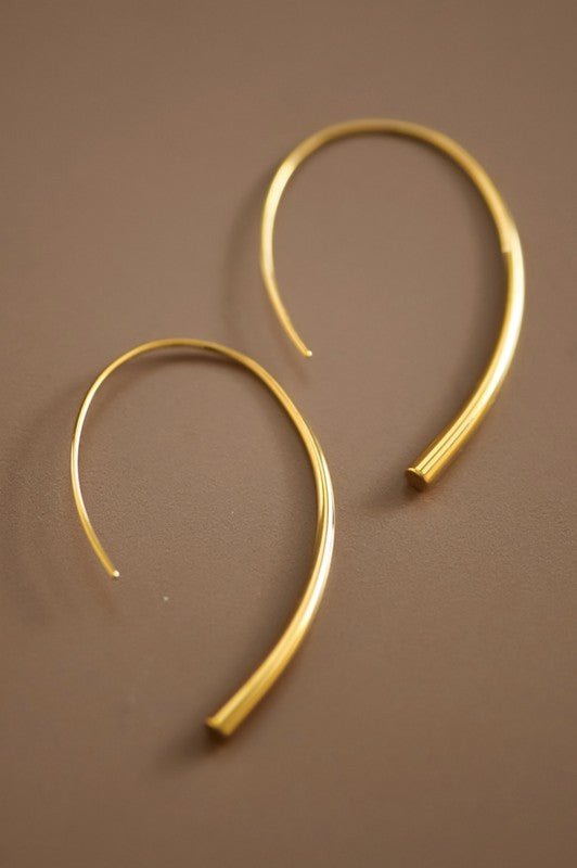 Women&#39;s 18k Tarnish Resistant Stainless Steel Jewelry | Dainty Hoop Earrings | Gold - Women&#39;s Jewelry - Blooming Daily