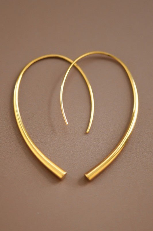 Women&#39;s 18k Tarnish Resistant Stainless Steel Jewelry | Dainty Hoop Earrings | Gold - Women&#39;s Jewelry - Blooming Daily