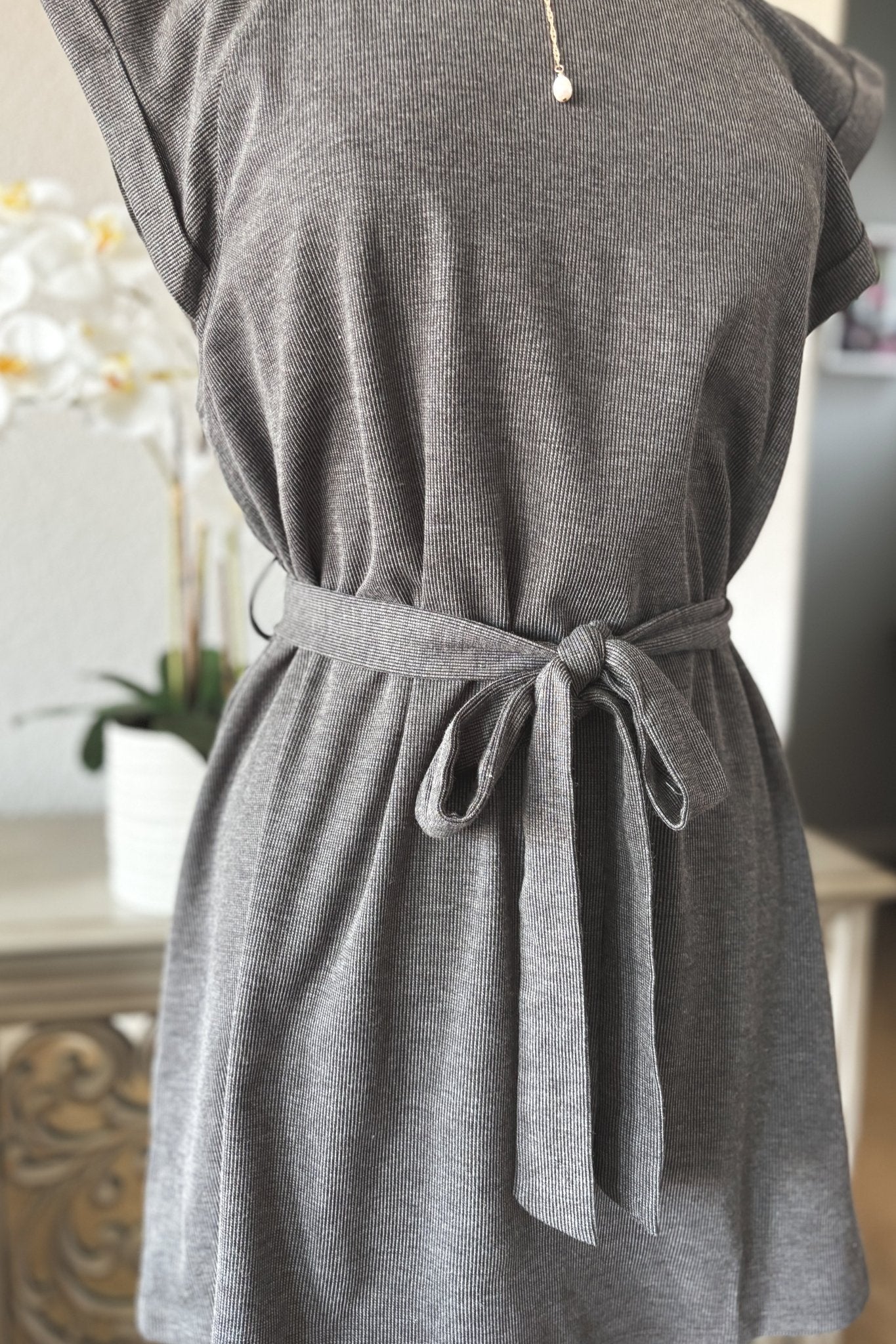 chinese dress ladies Sadie & Sage Athleisure Mini Dress - Gray