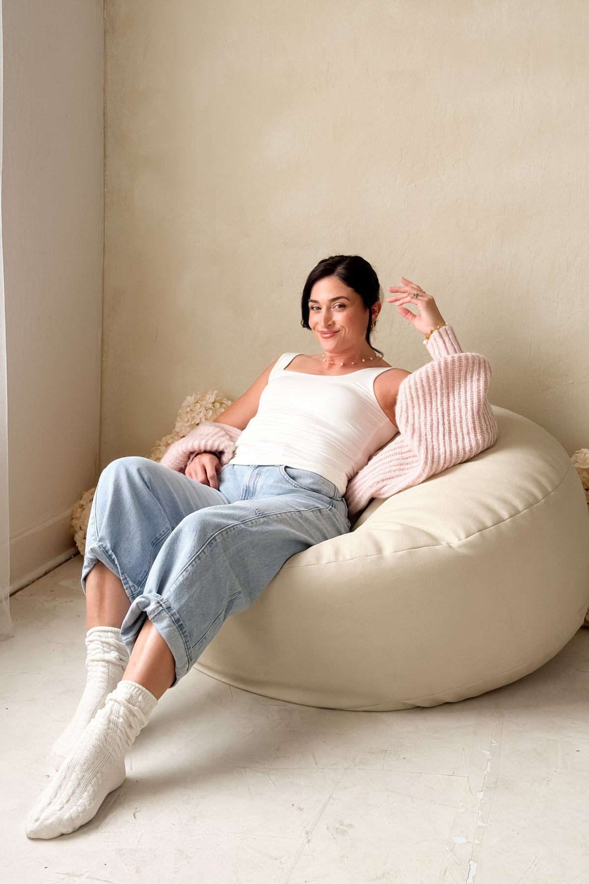 Women’s White Fitted Tank Top – Double Layer Basic Essential - Women's Shirts & Tops - Blooming Daily