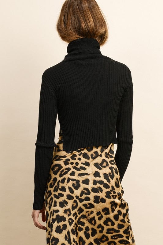City Nights Turtleneck Knit Top - Shirts &amp; Tops - Blooming Daily