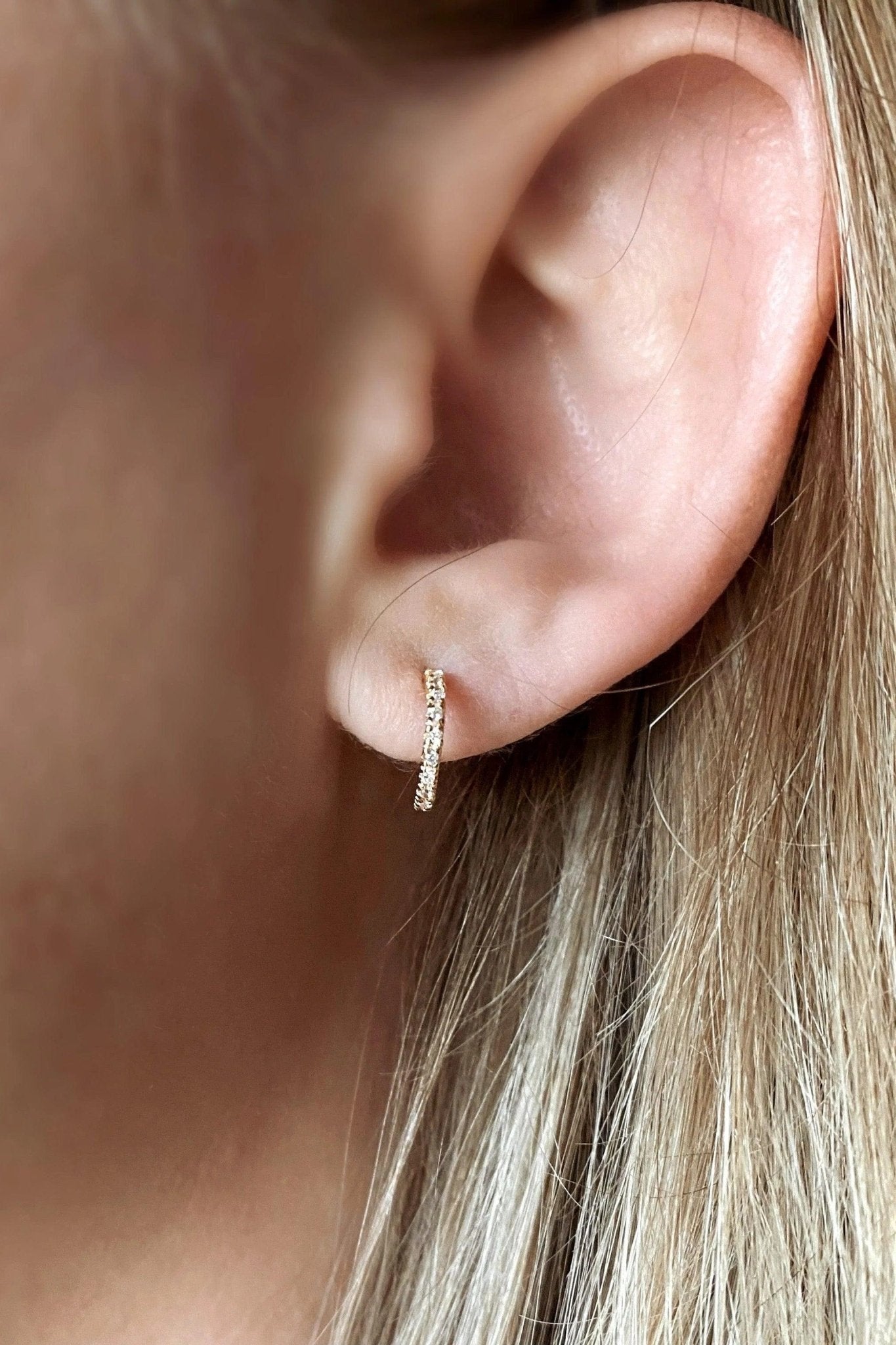 Dasha 18k Gold Filled Hoop Earrings - Earrings - Blooming Daily