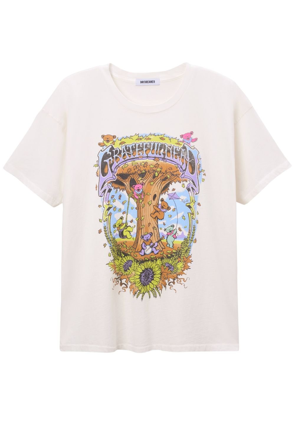 Daydreamer Graphic Tee | Grateful Dead Bears | Merch T-Shirt - Unisex Shirts &amp; Tops - Blooming Daily