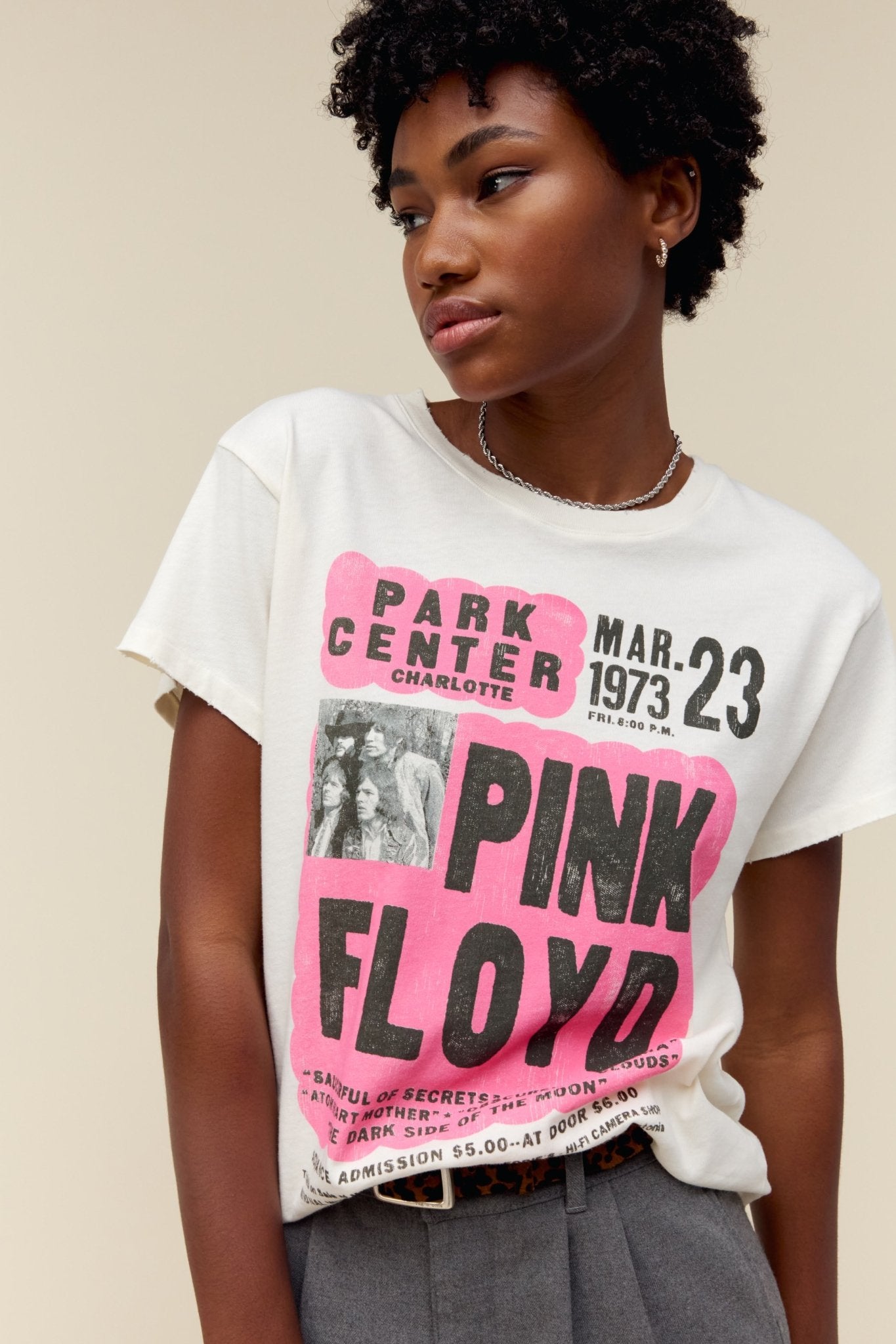 Daydreamer Graphic Tees | Pink Floyd 1973 | Tour T-Shirt - Women's Shirts & Tops - Blooming Daily