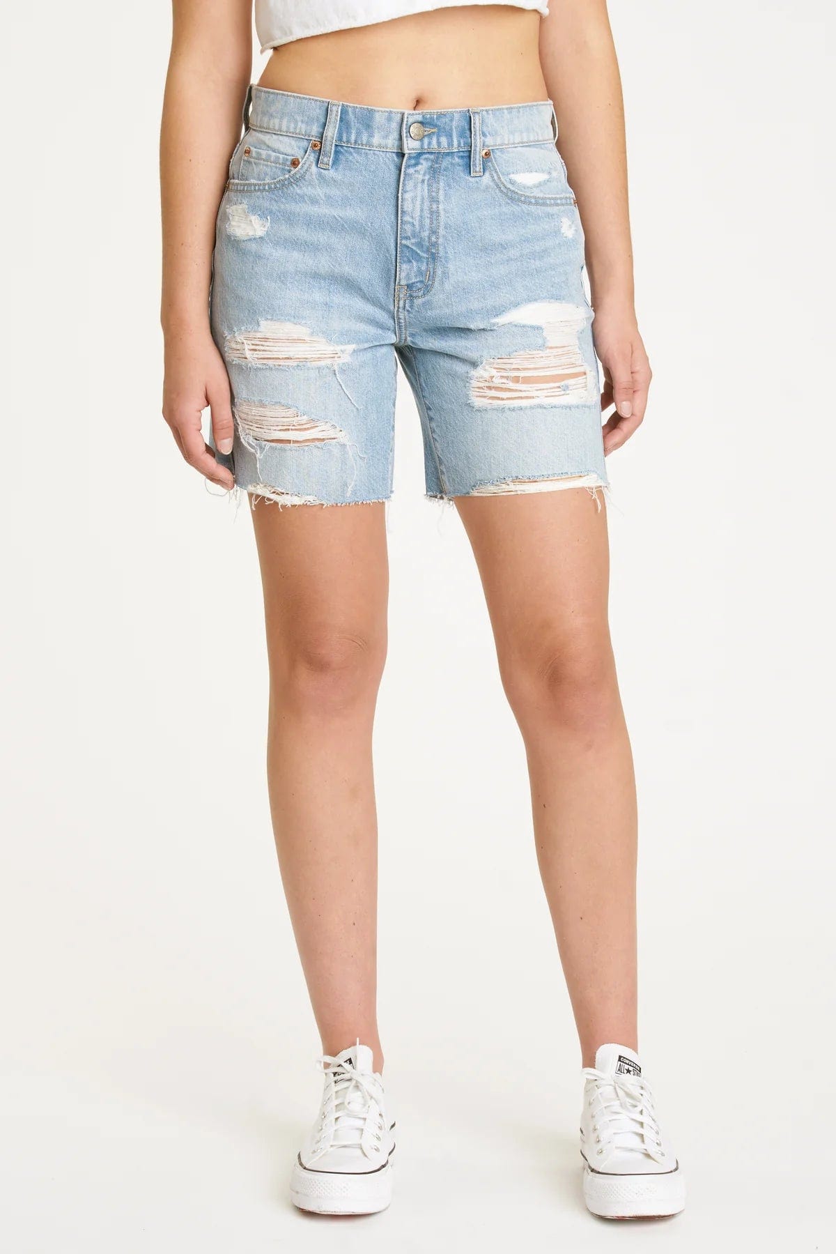 DAZE 1999 Slouch 90's Fit Denim Shorts in Intuition - Shorts - Blooming Daily