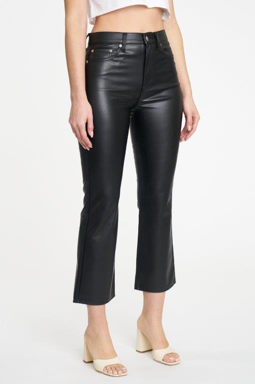 Daze Denim | Cinematic Shy Girl High Rise | Faux Leather - Women's Pants - Blooming Daily