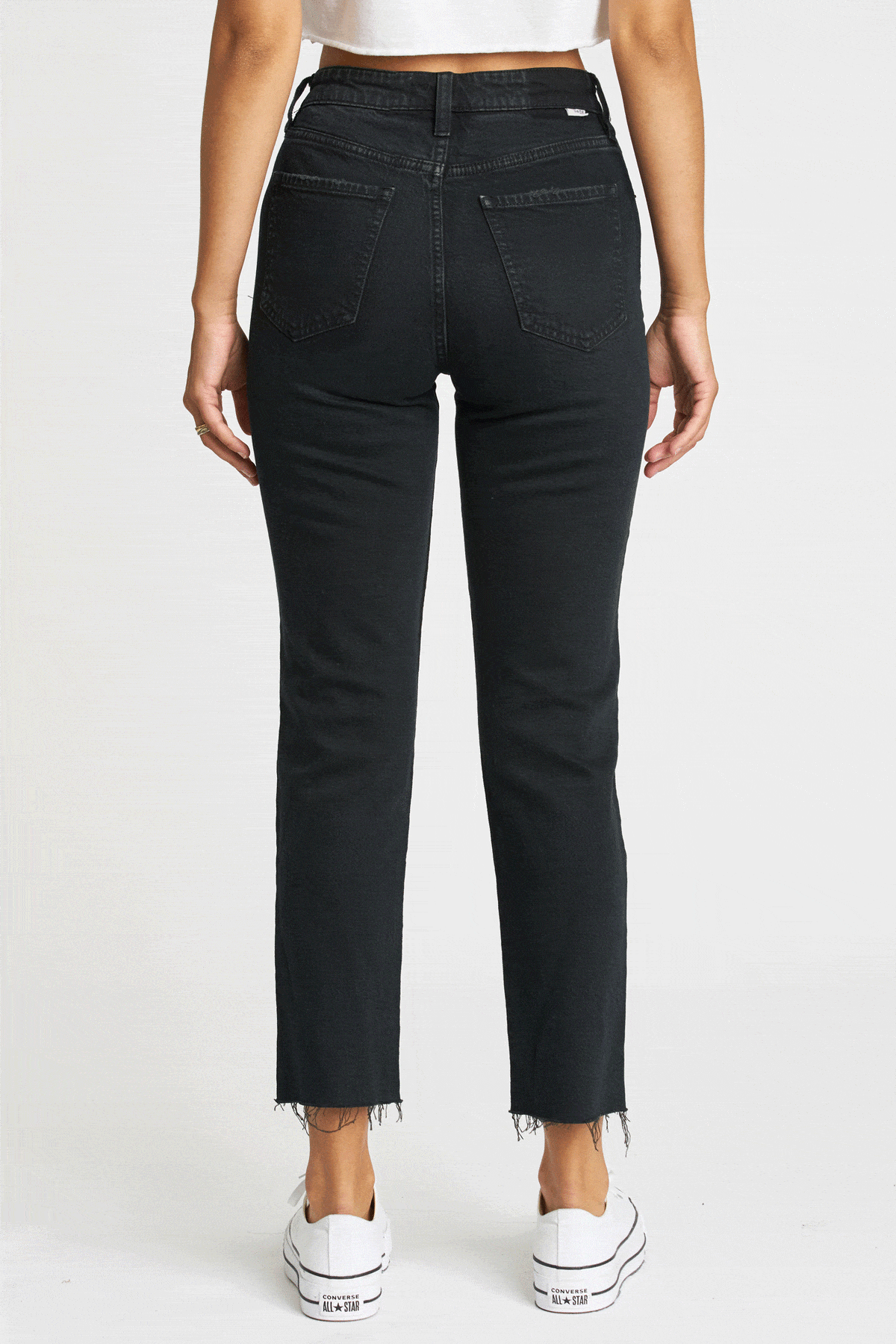 DAZE Denim Daily Driver High Rise Skinny Straight in Inked - Pants - Blooming Daily