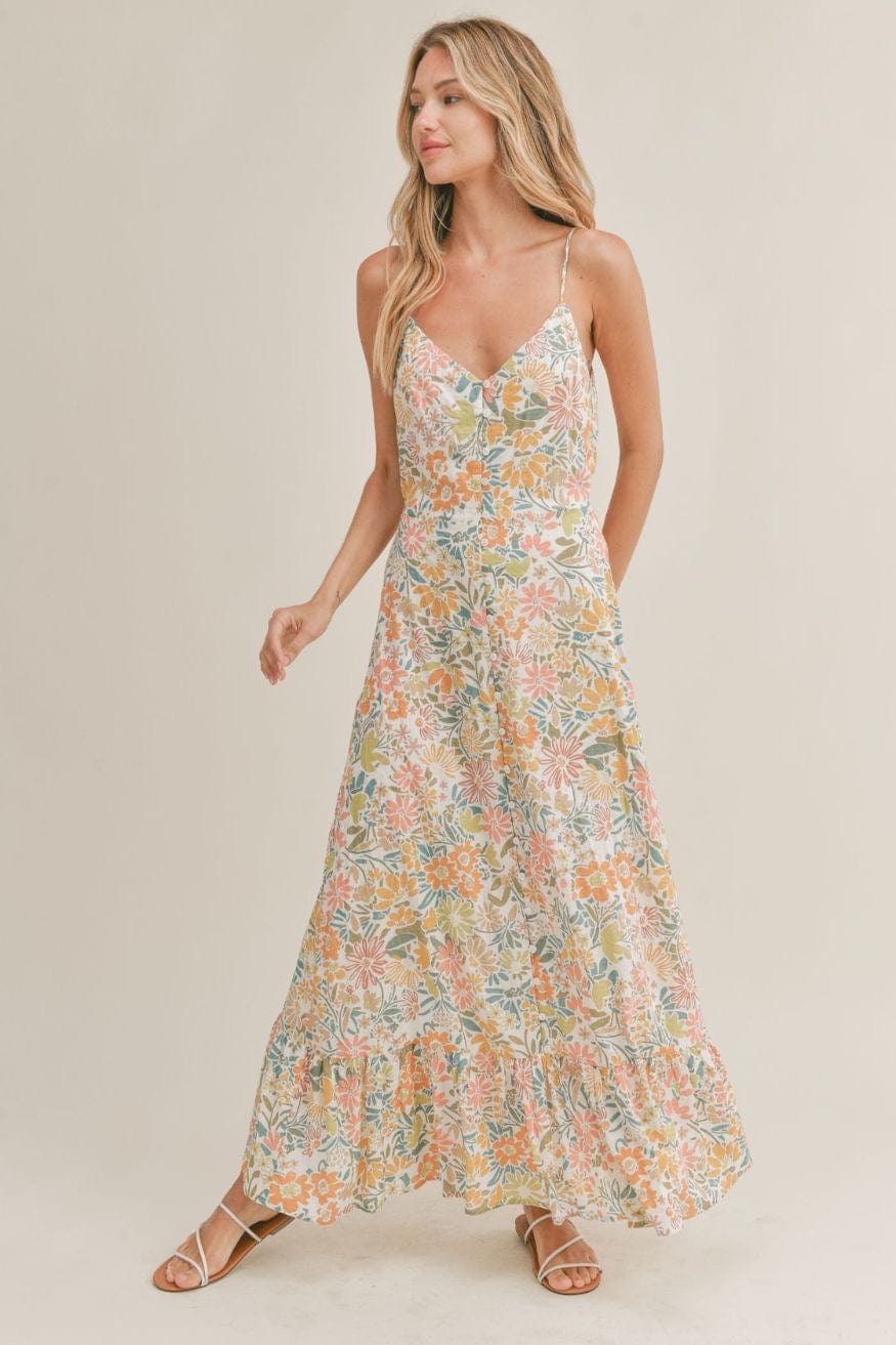 Dream On Floral Maxi Dress by Sadie &amp; Sage - Dresses - Blooming Daily