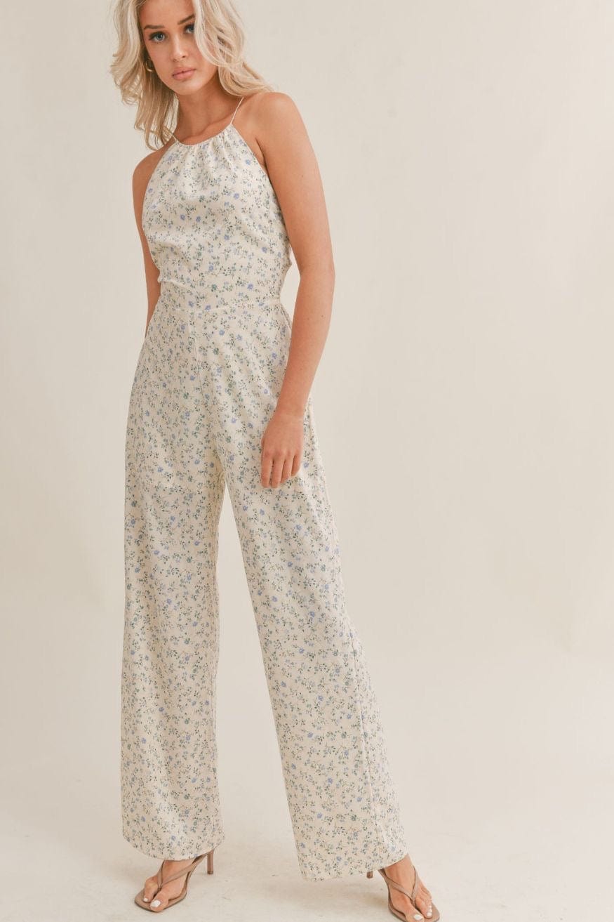 Flowerbuds Floral Jumpsuit by Sage The Label - Jumpsuits &amp; Rompers - Blooming Daily