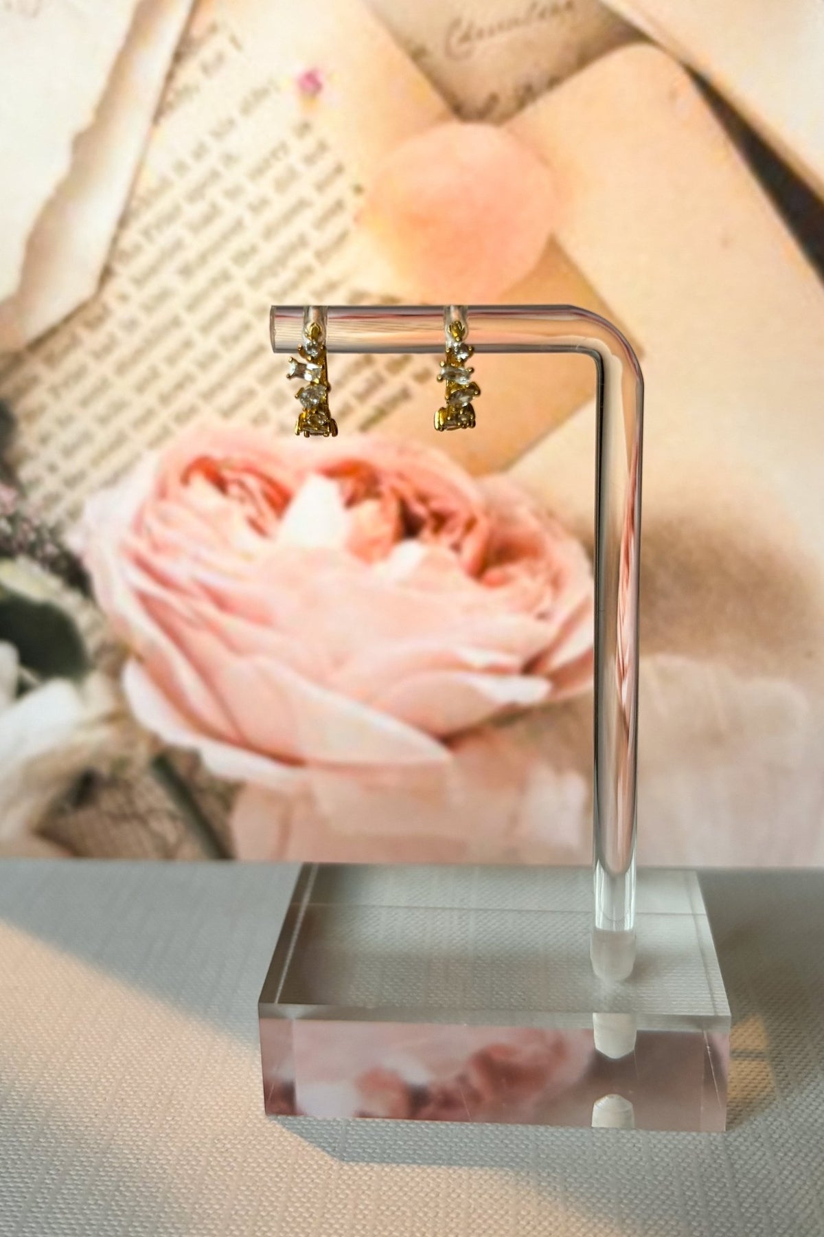 Huggie Mini Hoop Crystal Earrings | Women&#39;s Accessories | Jewelry - Women&#39;s Jewelry - Blooming Daily