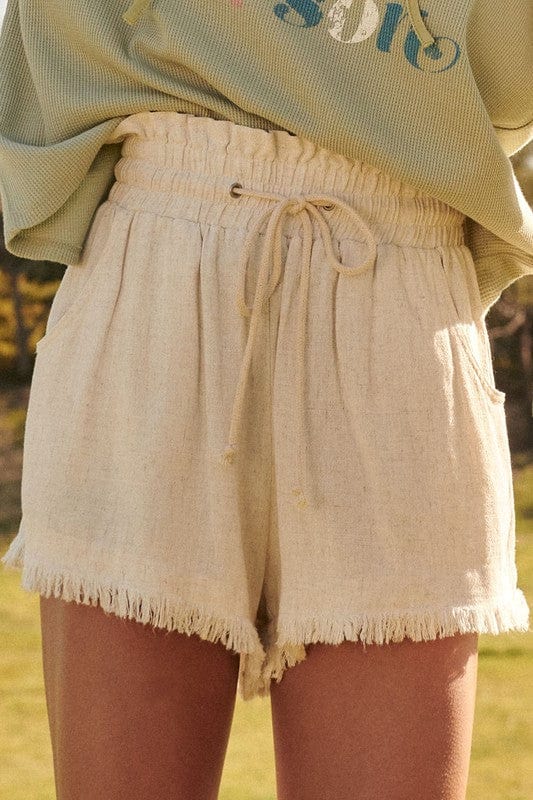 Huntington Beach Linen Shorts - Shorts - Blooming Daily