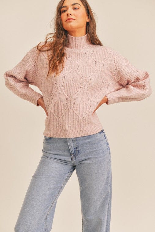 Princess Diaries Pink Knit Sweater - Sweater - Blooming Daily
