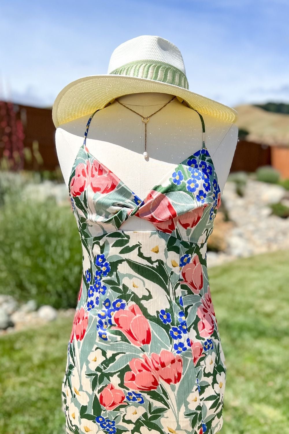 Sage The Label | Romantic Floral Midi Dress - Women's Dresses - Blooming Daily