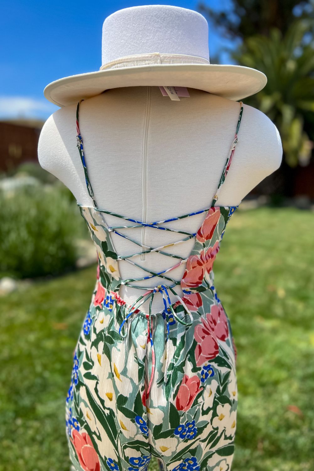 Sage The Label | Women's Floral Jumpsuit | Green Multi - Women's Jumpsuit - Blooming Daily