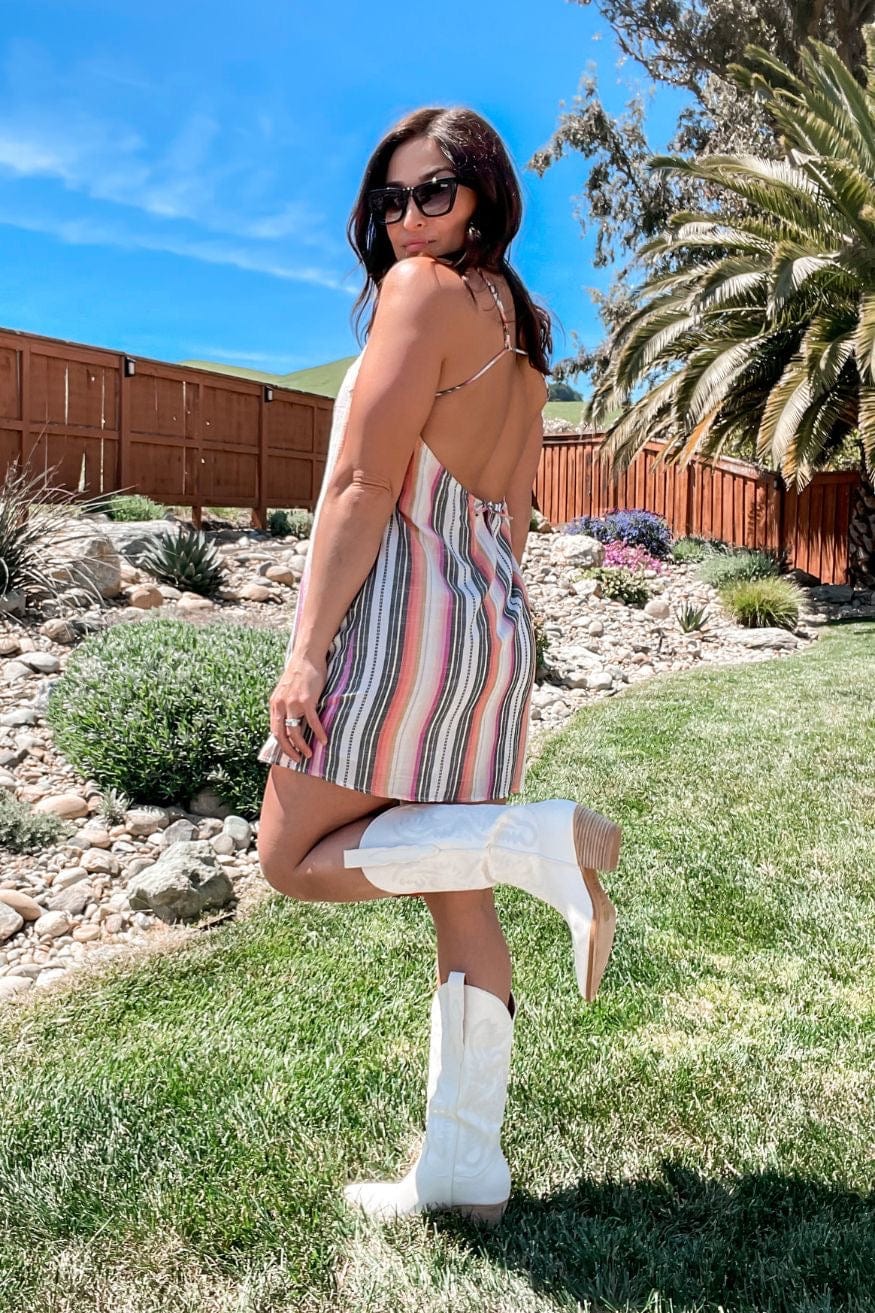 Sage The Label Striped Mini Dress XS Sage The Label Striped Mini Dress XS