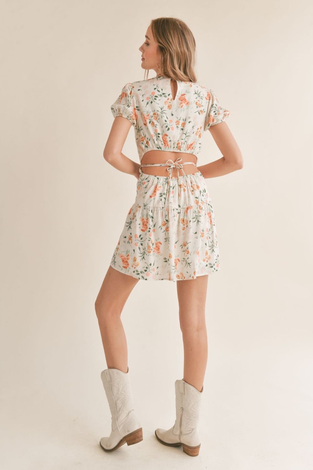 Sadie & Sage Floral Mini Dress - IvoryMulti XS / Ivory Multi Sadie & Sage Floral Mini Dress - IvoryMulti XS / Ivory Multi